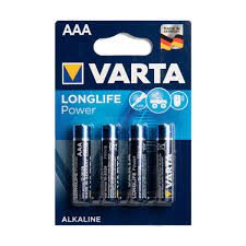 SMP - Long life AAA batteries 4pcs Varta - 25
