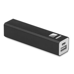 SMP - Powerbank with charge cable (no plug) - black - 18