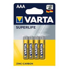 SMP - Super life AAA batteries 4pcs Varta - 24